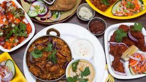 Platillos de la comida hindú
