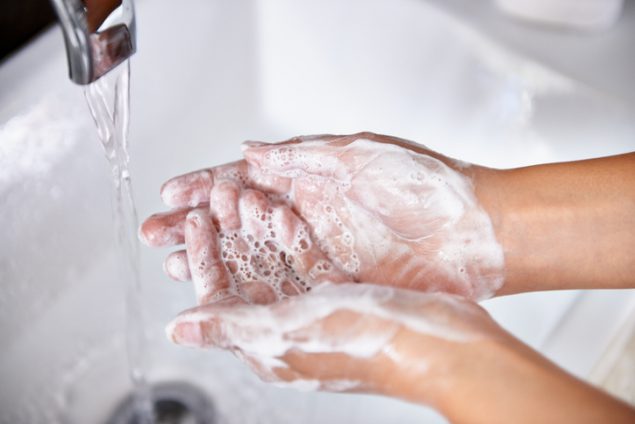 Lavado de manos para no enfermarse