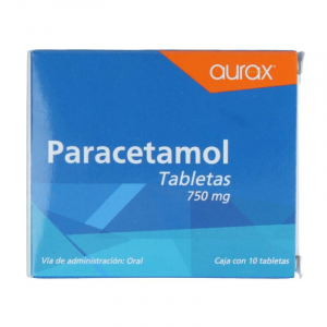 Paracetamol de aurax laboratorio en tabletas