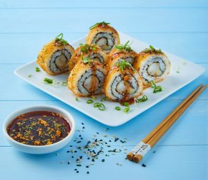 considera tempura al pedir sushi
