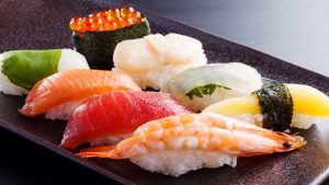 pescado en la comida japonesa