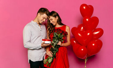 Pareja en San Valentín