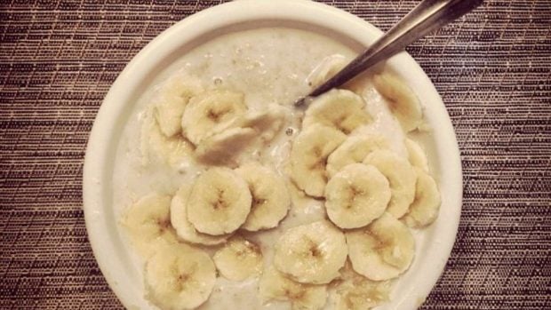 desayunos suaves con avena y plátano